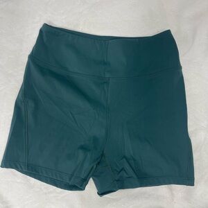 Teal Women's High-Waisted Shorts